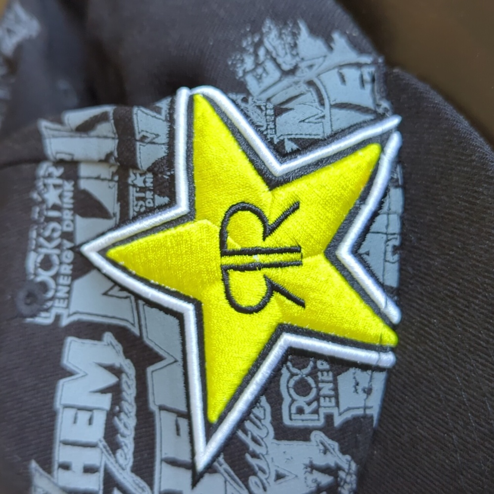 Rockstar Mayhem Festival Flat Brim Adjustable Hat - Picture 2 of 5